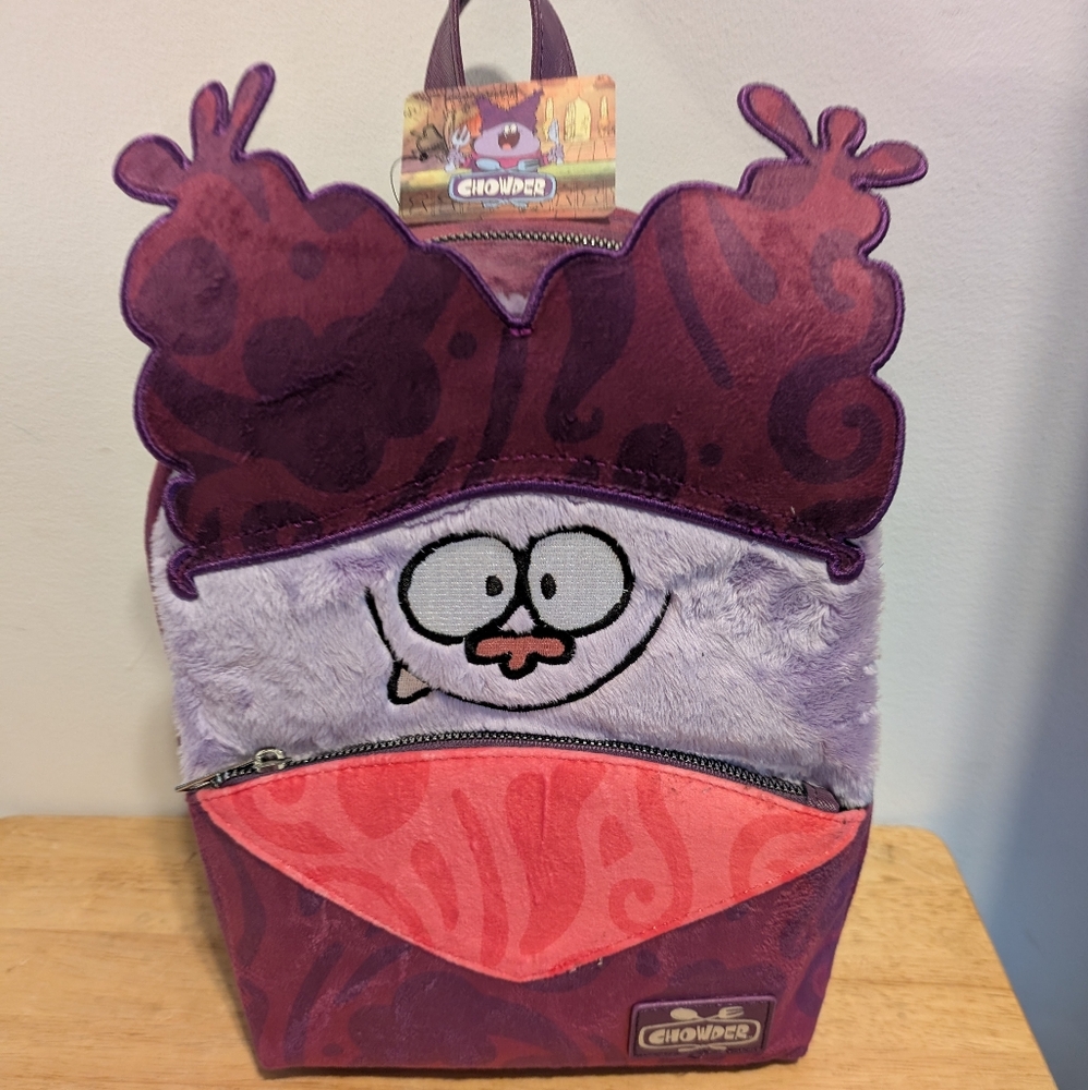 Chowder Cartoon Character Backpack Brand New With Tag From Bioworld